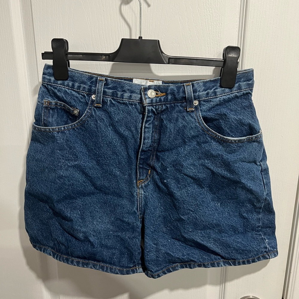 Deep Blue Denim Shorts